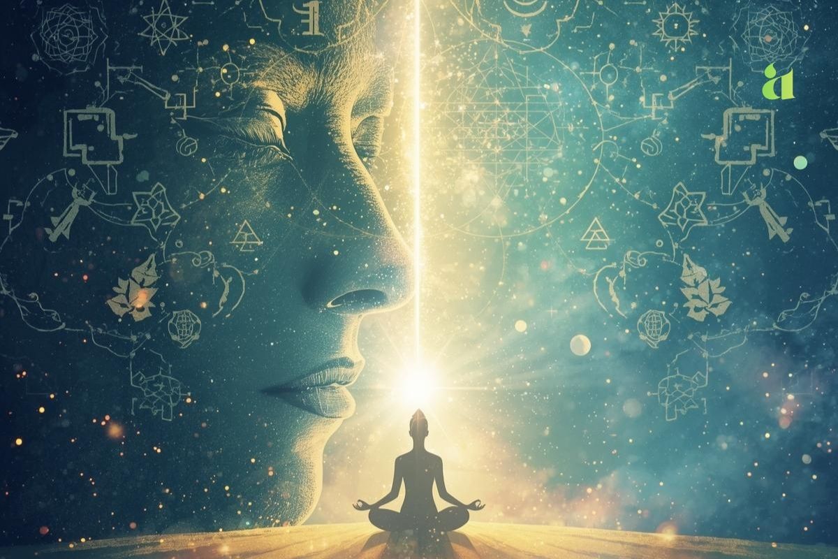 Illustration of ego vs soul balance and spiritual awareness – Aarohi Stories blog