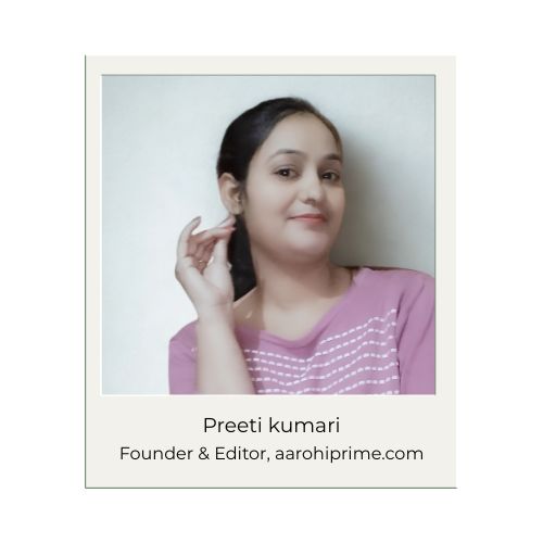 Aarohi &mdash; calm portrait reflecting mindful living and presence